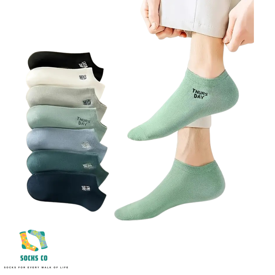 (Mon - Sun)  Print Socks