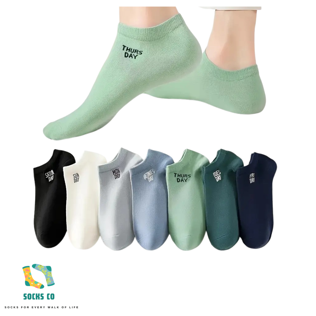 (Mon - Sun)  Print Socks