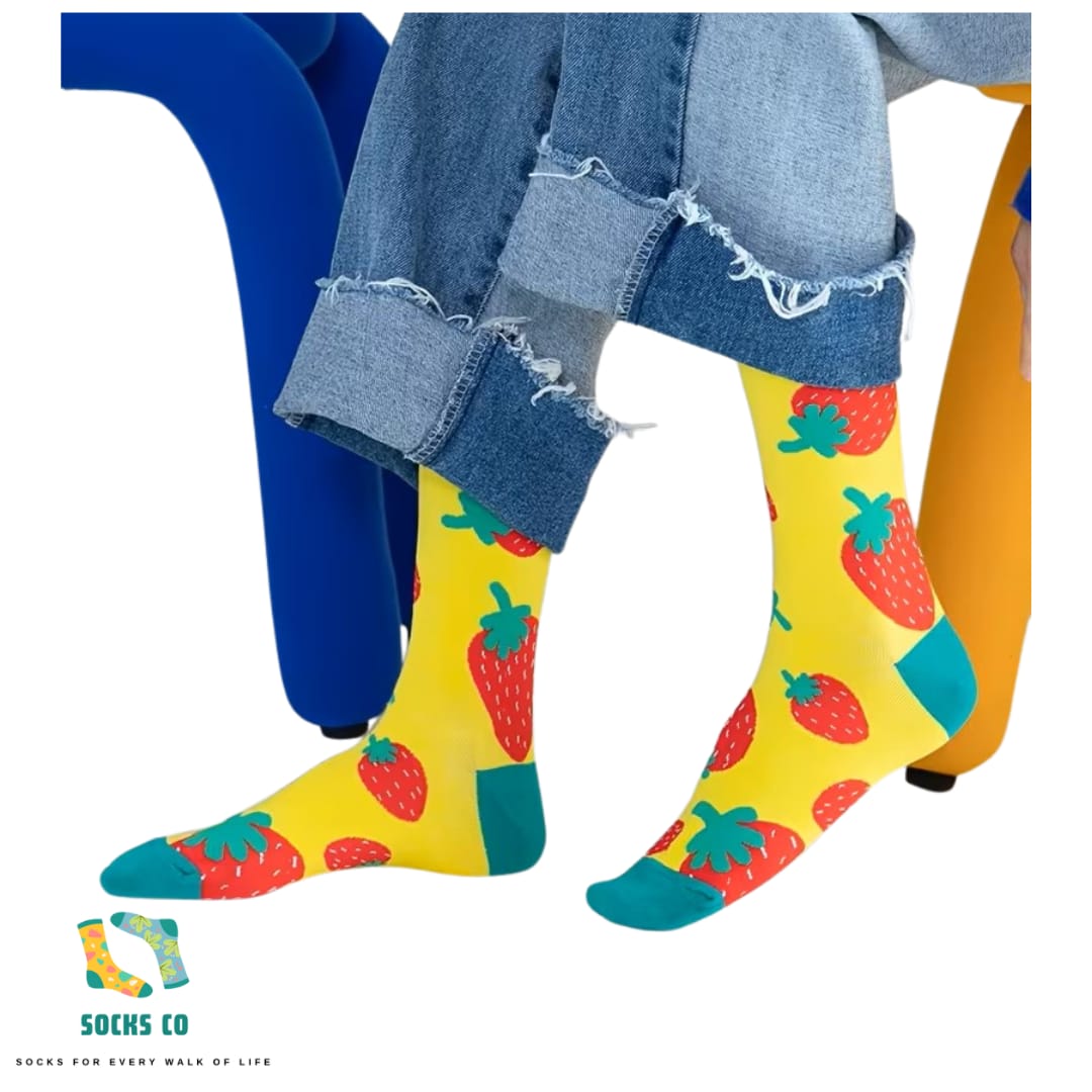 Funky Strawberry Socks